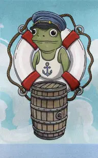 Froggy & His Trusted Barrel