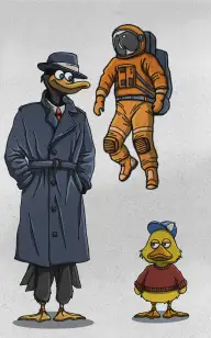 Duck Detective: The Missing Astronaut