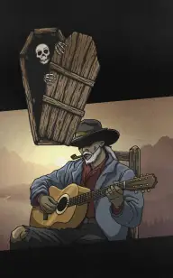 A Cowboy's Singing Casket