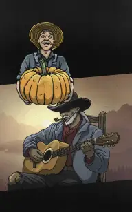 A Cowboy's Singing Pumpkin