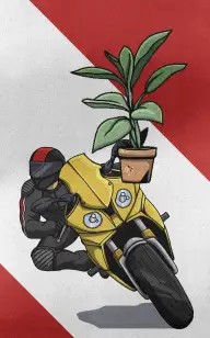 Two Wheels, One Plant