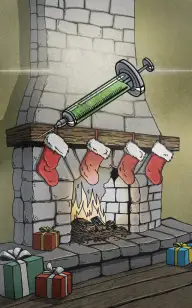 A Cozy Syringe Holiday