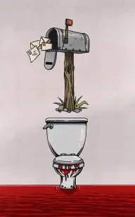 A Dead Mailbox in Stall 66