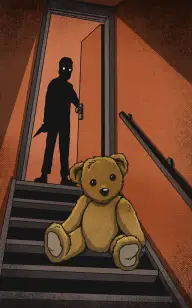 A Knife and the Teddy Bear