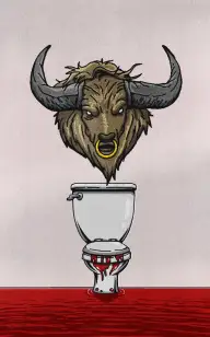 Bathroom Carnage: Kill the Minotaur