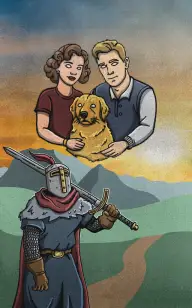 A Knight's Path to His Family