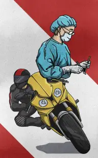 Two Wheels, One Surgeon