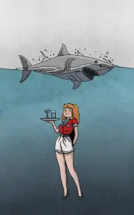 The Waitress, Monster of the Sea