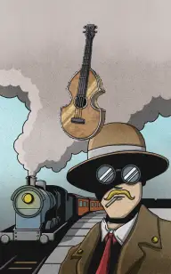 Dead Guitar on Platform 22