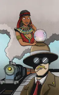 Dead Crystal Ball on Platform 22