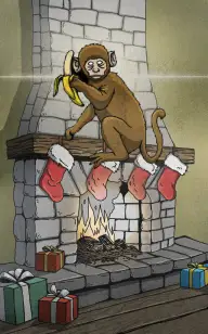 A Cozy Chimp Holiday