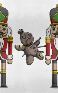 Voodoo Doll Nutcrackers