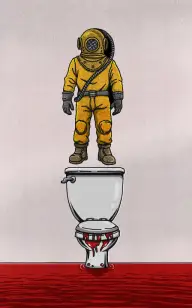 Bathroom Carnage: Kill the Diver
