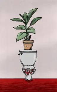 Bathroom Carnage: Kill the Plant