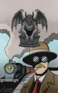 Dead Gargoyle on Platform 22