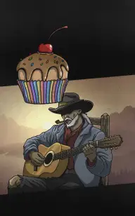 A Cowboy's Singing Cake