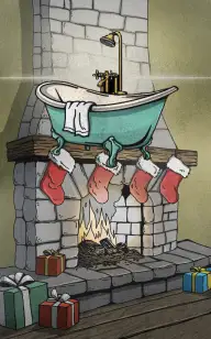 A Cozy Tub Holiday