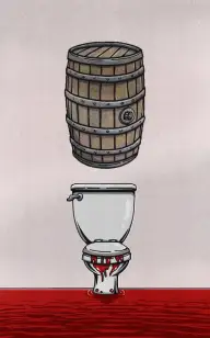 Bathroom Carnage: Kill the Barrel