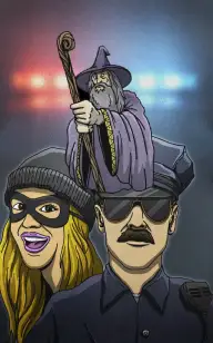 Bad Wizard Under Arrest