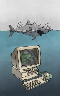 Computer Shark Bait