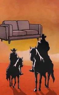 Couch in the Old West