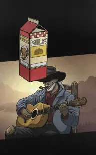 A Cowboy's Singing Milk Carton