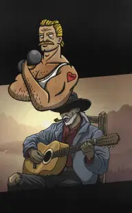 A Cowboy's Singing Bodybuilder