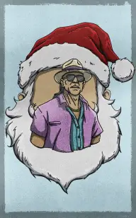 Uncle Impersonating Santa