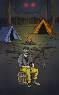 A Scary Sailor in the Tent