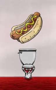 A Dead Sausage in Stall 66