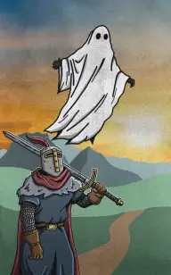 A Knight's Path to His Ghost
