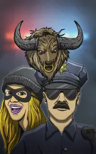 Bad Minotaur Under Arrest