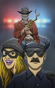 Bad Cowboy Under Arrest