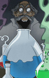 A Scientist and His Toadstool