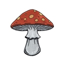 A Scientist and His Toadstool