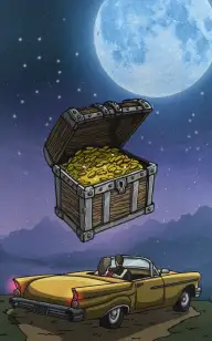 Kissing My Treasure Under the Moon