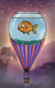 The Floating Goldfish in Love