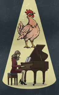 She Played as the Bird Waited