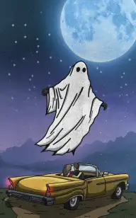 Kissing My Ghost Under the Moon