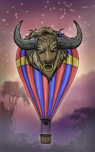 The Floating Minotaur in Love