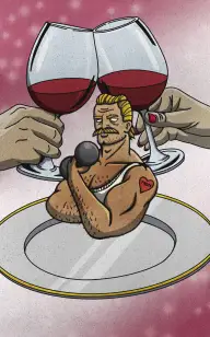 Table for Two with Our Bodybuilder