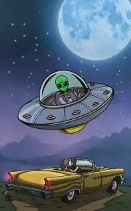 Driving to Forget My Spaceship