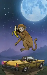 Kissing My Monkey Under the Moon