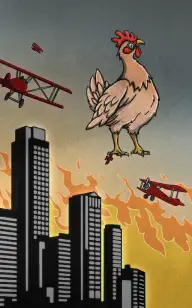 The Siege of the Giant Rooster