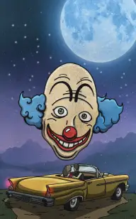 Kissing My Clown Under the Moon