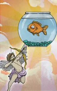 Cupid's Target: Goldfish