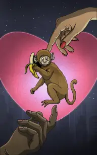 The Ape Between Love