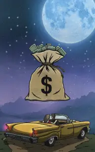 Kissing My Cash Under the Moon