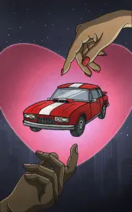 Car Between Our Hearts