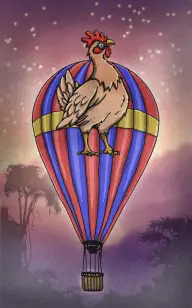 The Chicken Carried by the Wind